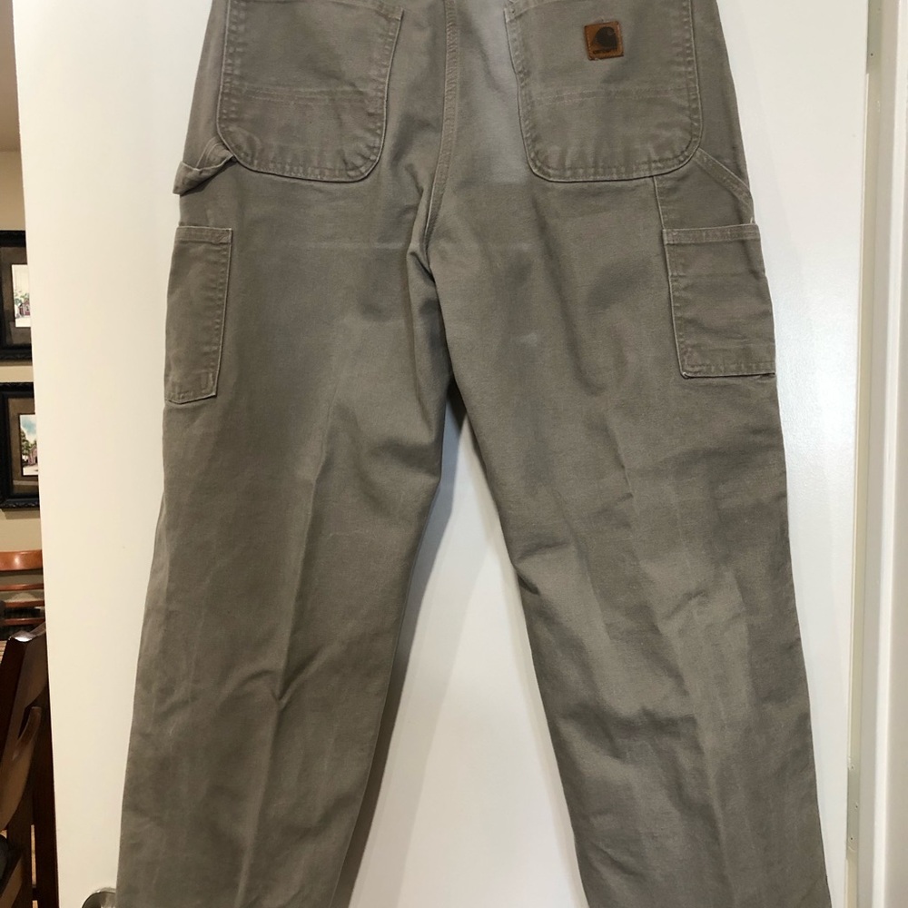 CARHARTT 34x32 Loose Fit (Dungaree) Washed Duck Utility Work Pants